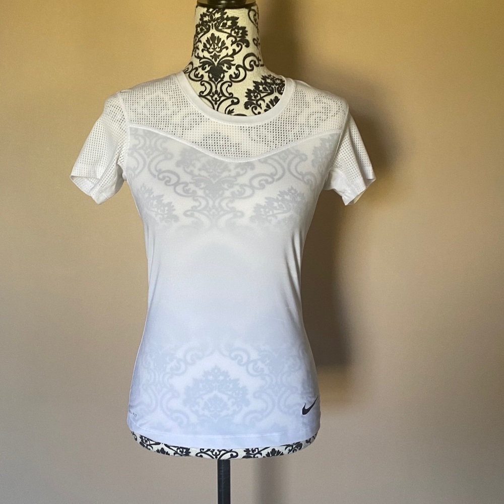 Nike Pro Dri Fit White Shirt